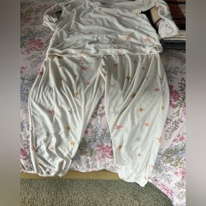 Sonoma Women's White Star Pajama Set